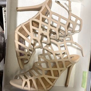 Jessica Simpson Nude Cage Heels